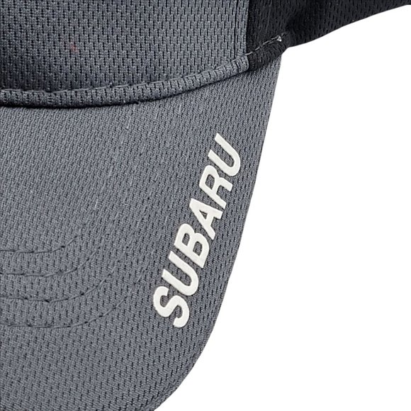 Subaru Impreza Hat Ball Cap Grey Black Car Graphic Adjustable Back - Picture 6 of 10